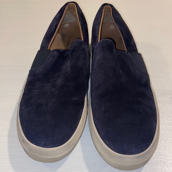 Vince Suede Slip Ons - Picture 1 of 8